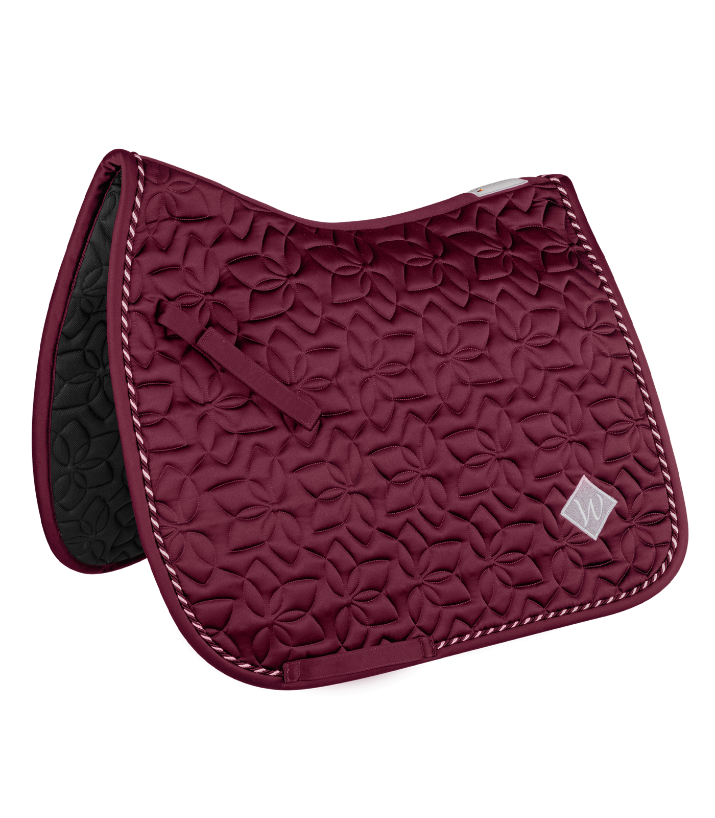 Marseille Saddle Pad velvet red