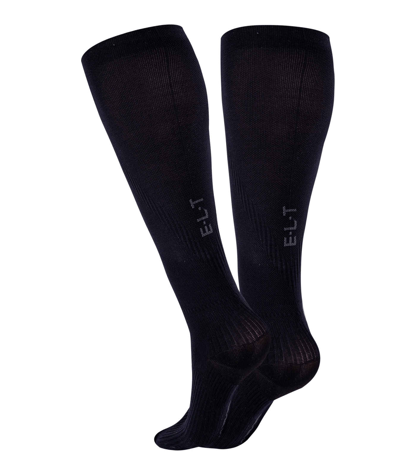 Reitsocken Compression schwarz