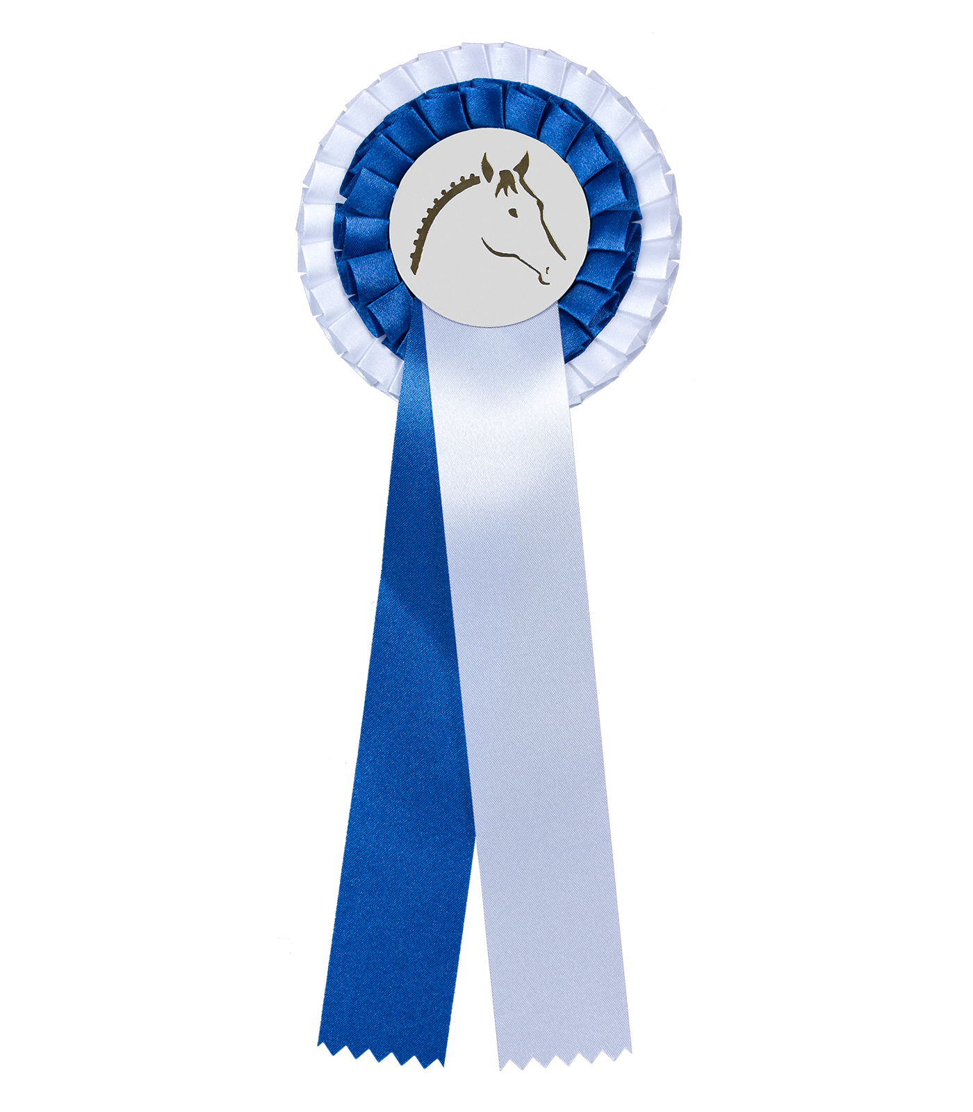 Flot de remise de prix avec double rosette blanc