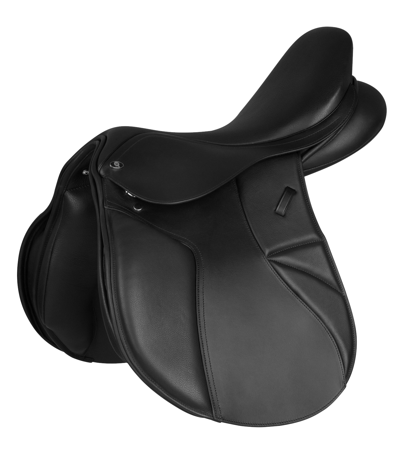 Comfort Jumping Saddle, Leather | black | 15,5