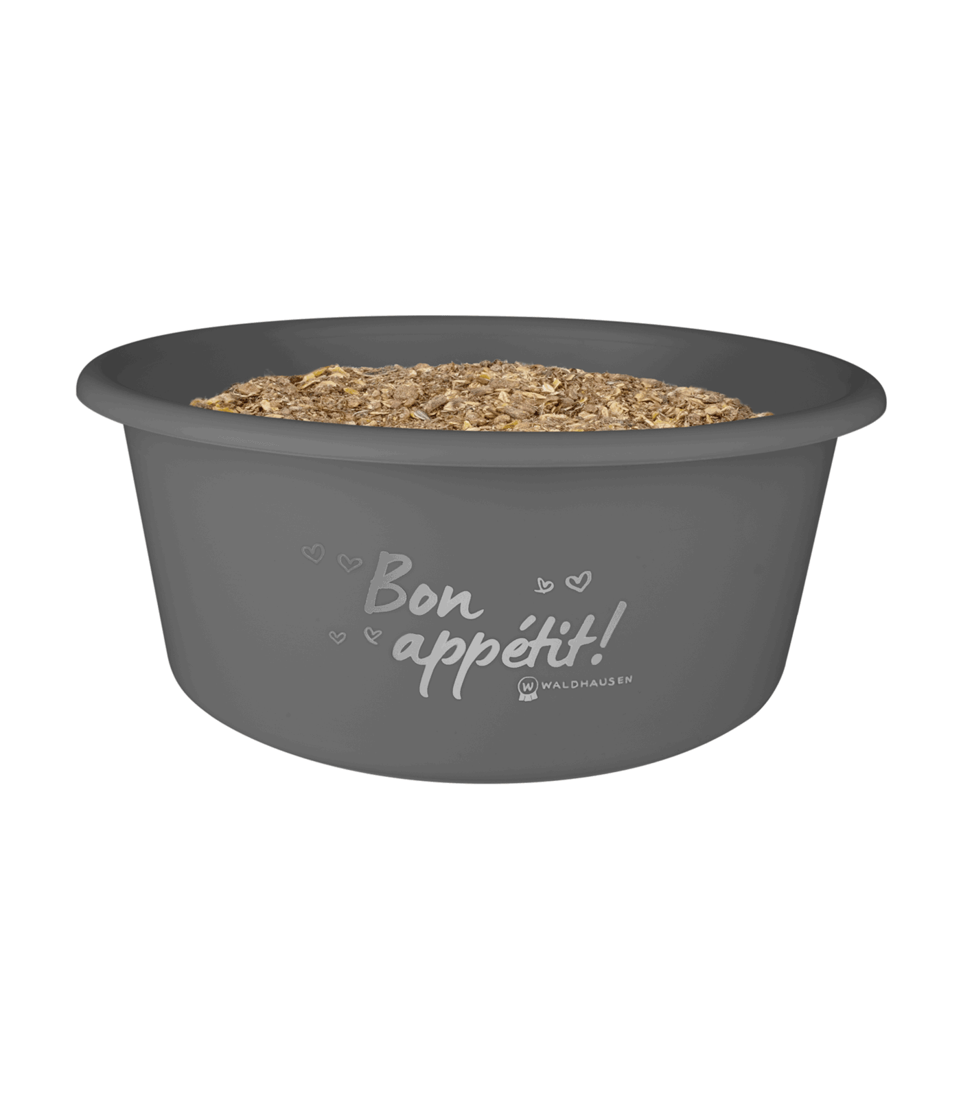 "Muesli" bowl with lid grey