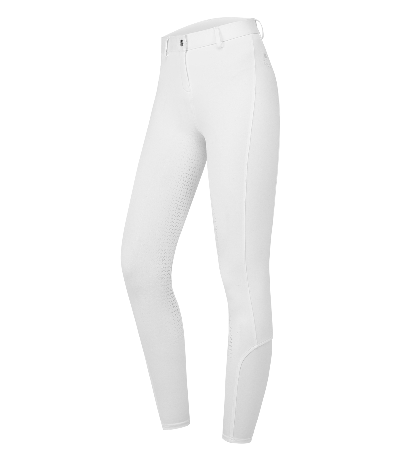 Pantaloni da equitazione Essential con inserto in silicone, da donna bianco