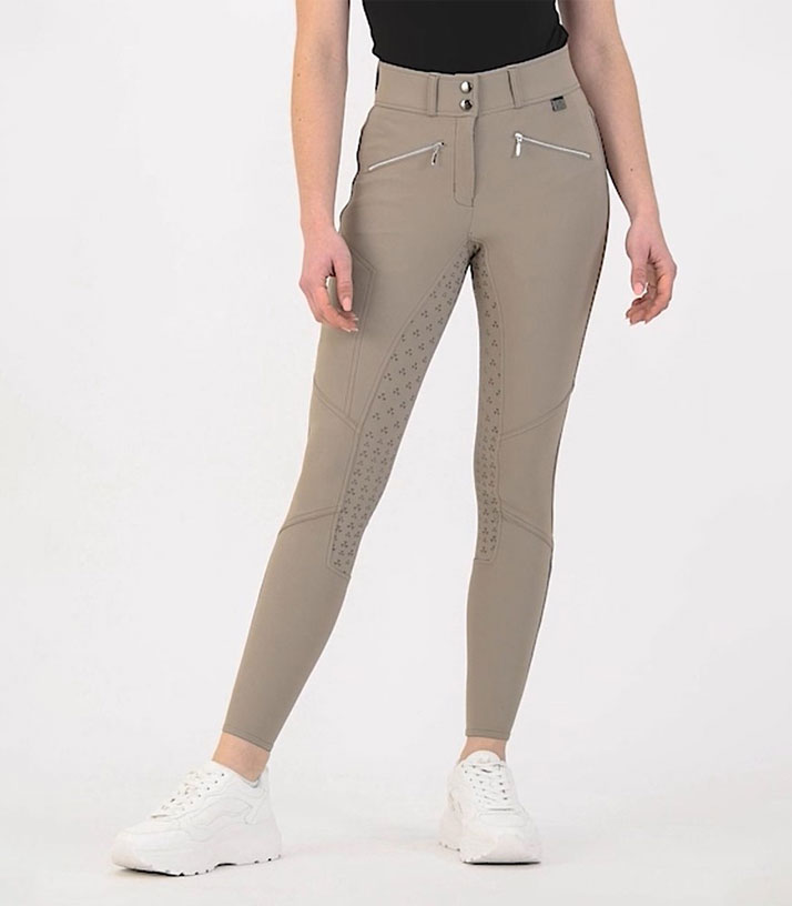 Pantaloni da equitazione Hella High Waist, con inserto in silicone