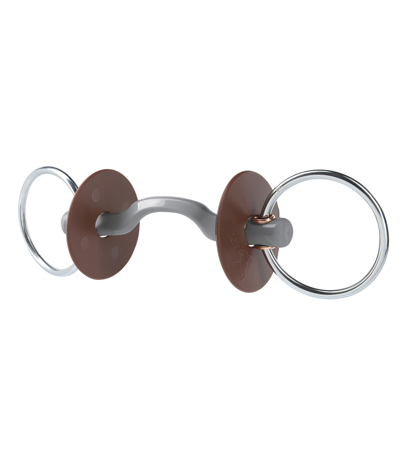 Filetto ad anelli beris con ponte passalingua KONNEX, anello 7,5cm