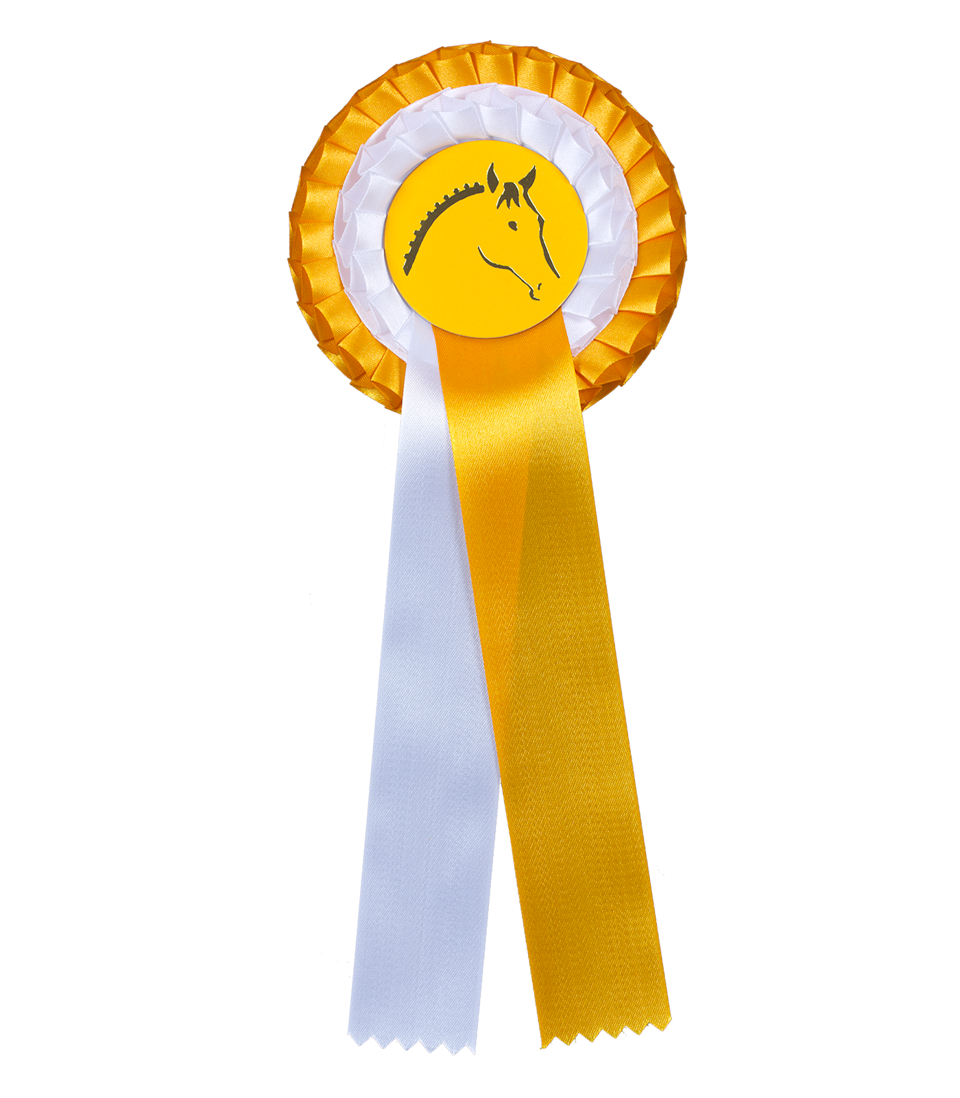 Flot de remise de prix avec double rosette or