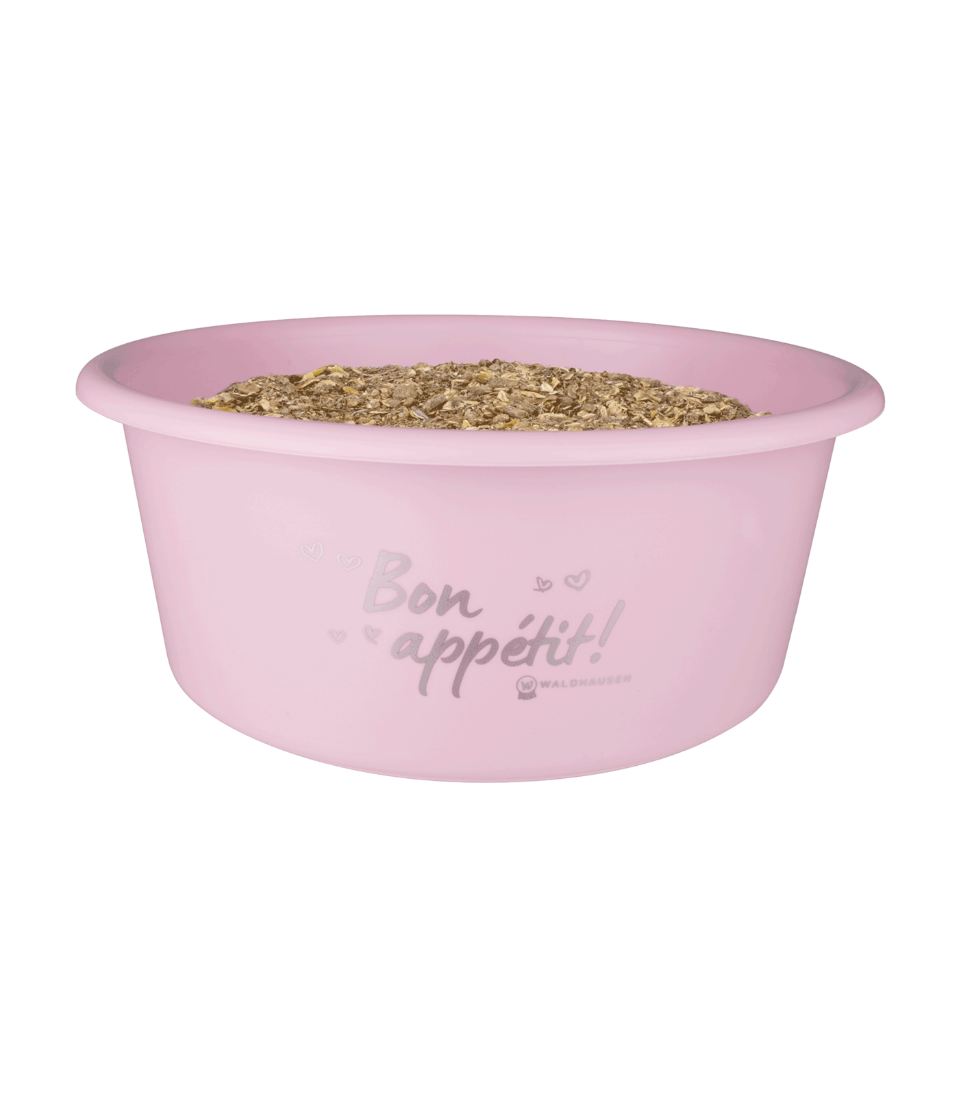 Feeding bowl with lid linnea pink