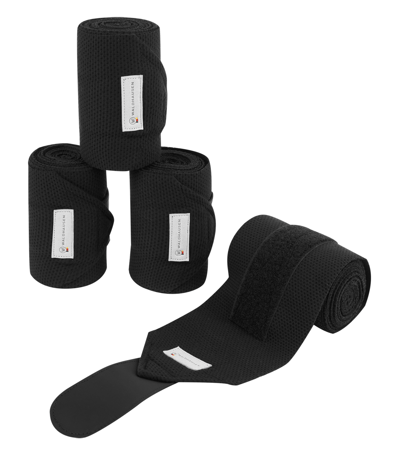 Vendas Breath, set de 2 pares negro