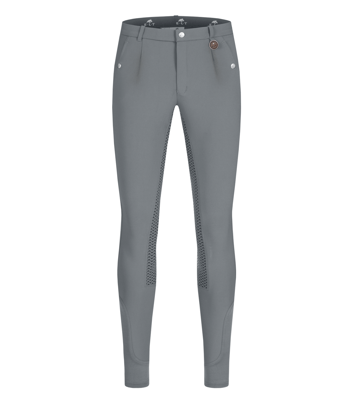 Pantalones de equitación Micro Sport con inserciones en silicona y pinzas, para hombre