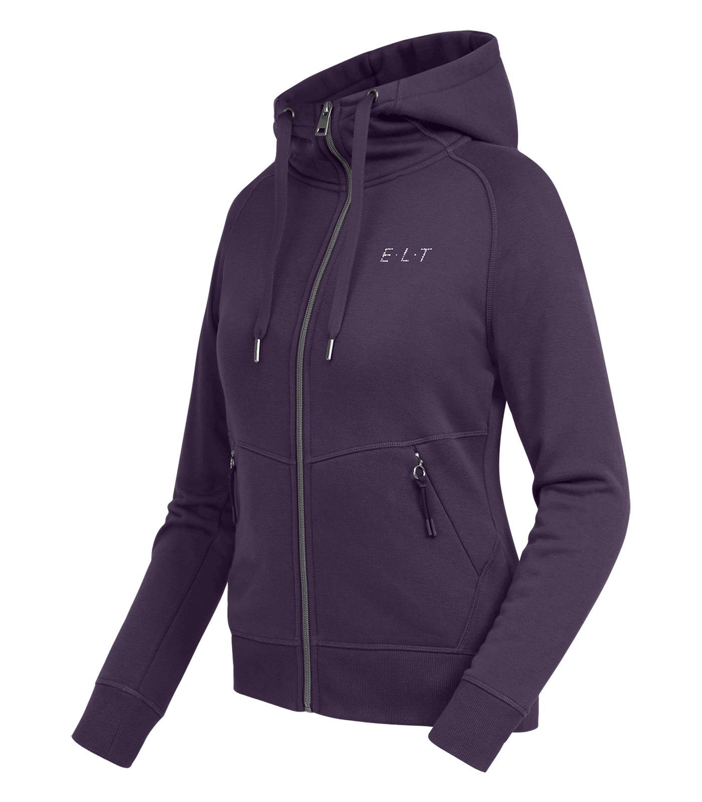 Hoody-Jacke Orlando dunkelviolett