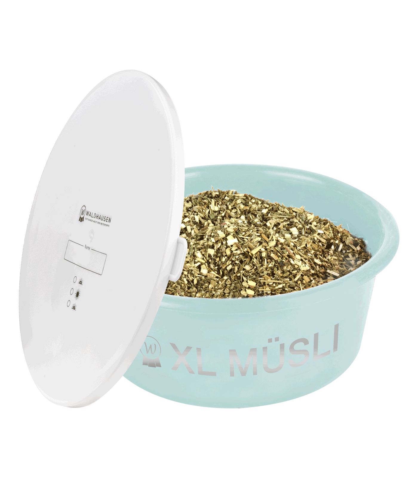 XL Müsli-Schale mit Deckel türkis