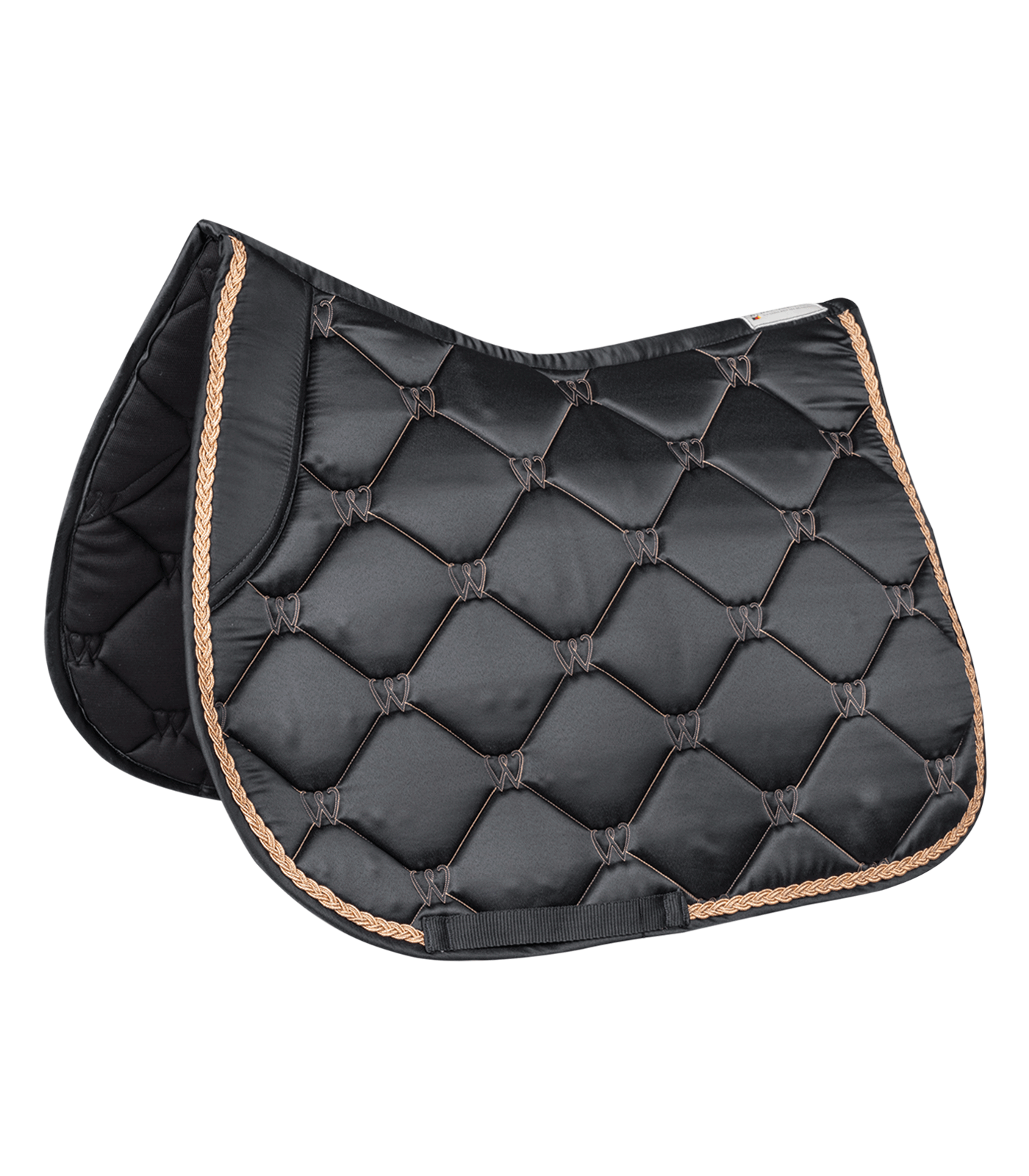 Valencia Saddle Pad black/rosegold