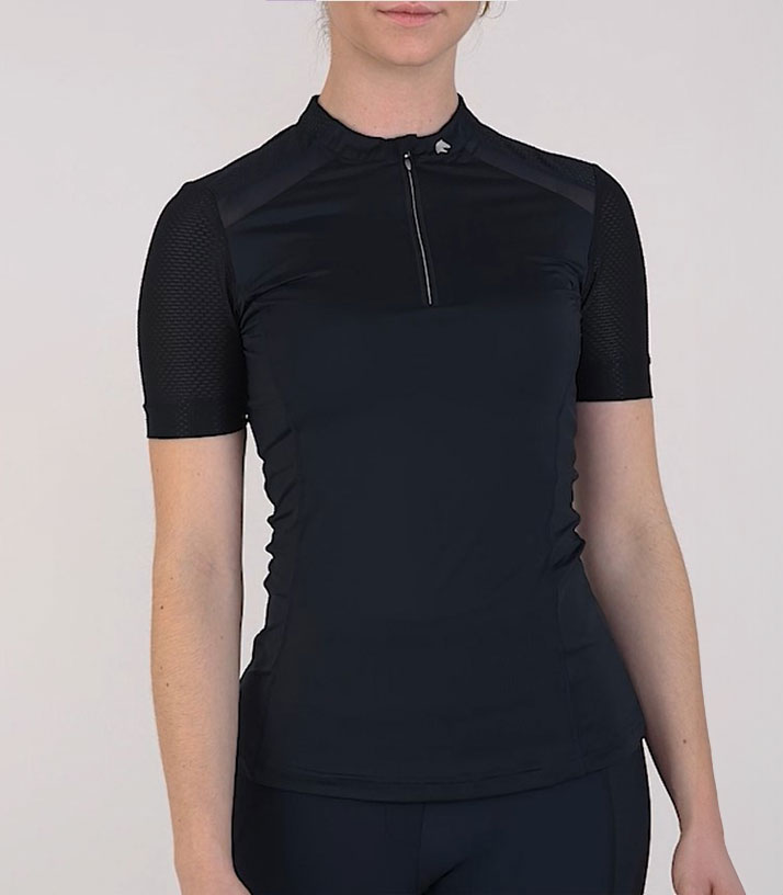 Maglia tecnica con zip Nancy