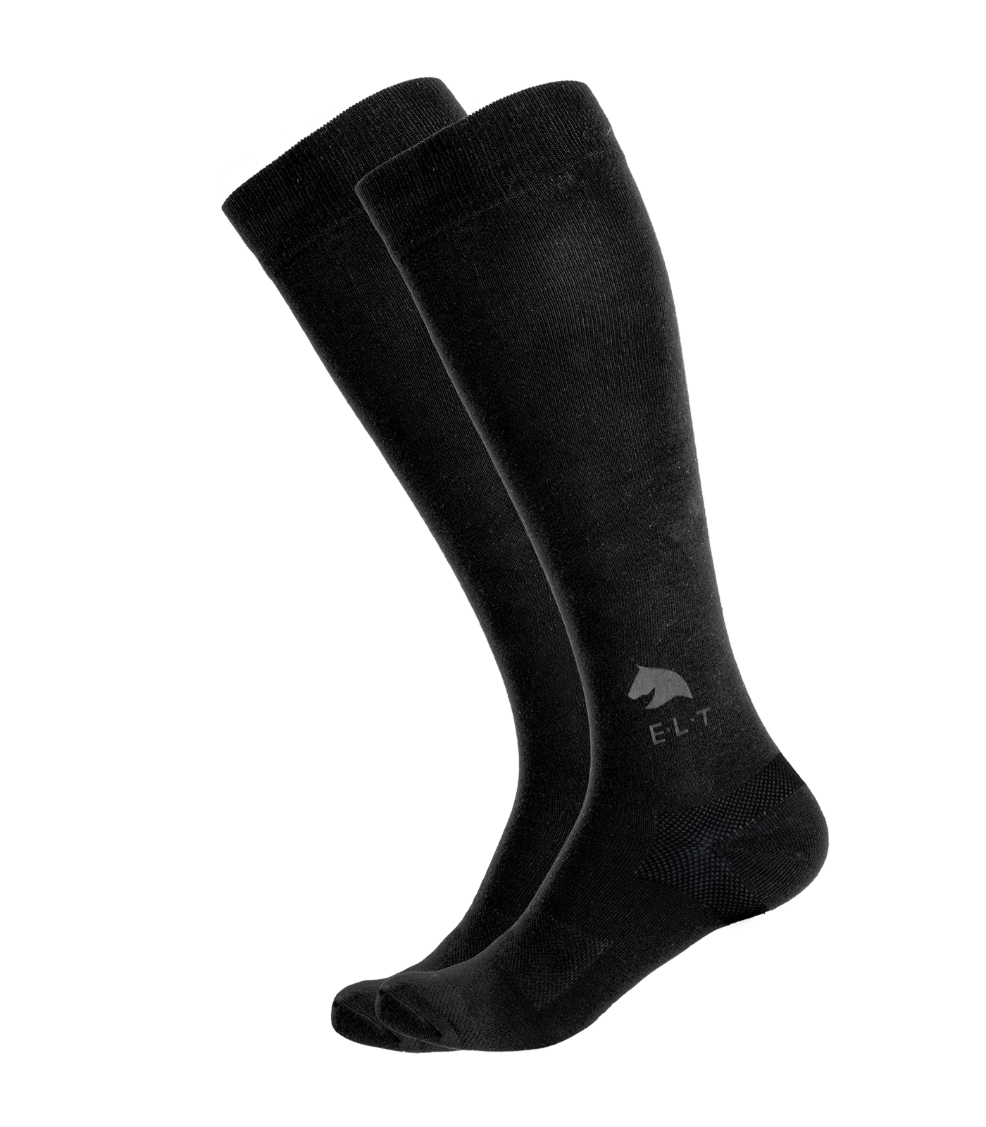 Chaussettes d"équitation Bamboo noir